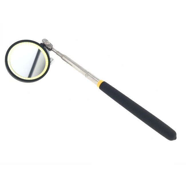 Benson Telescopische inspectiespiegel - Ø 38 mm - COB LED - 8 lumen - Uitzetbaar 250-870 mm