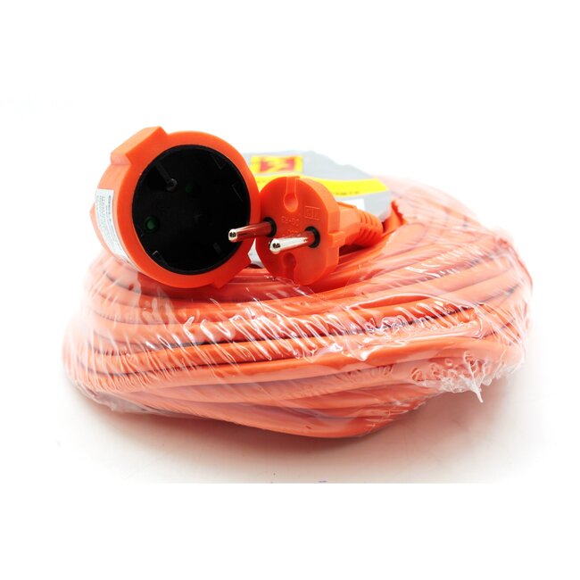 Benson Verlengsnoer - Kinderveilig - Oranje - 10 meter - 2500 Watt