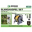 Benson Slanghaspel set - 2-in-1 - 15 meter slang - Inclusief wandbeugels