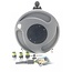 Benson Slanghaspel set - 2-in-1 - 25 meter - Inclusief wandbeugels en handzwengel