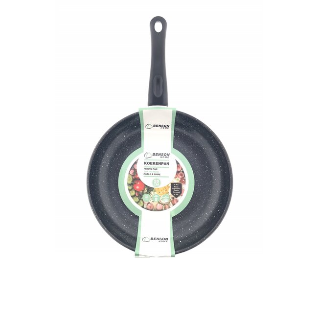 Benson Koekenpan - Marmer - Anti-aanbaklaag - 26 cm - Koele handgreep