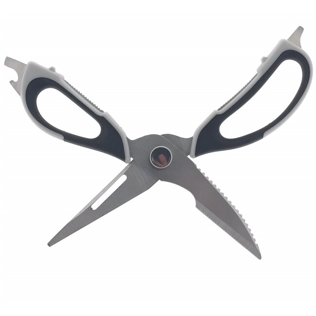 Benson Multifunctionele schaar - 9-in-1 - Sterke bladen - Magnetische houder - Gemakkelijk schoon te maken