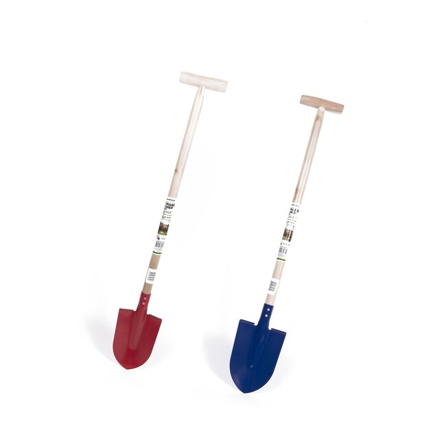 Benson Kinder Schep - Tuin en Strand - Blauw en Rood - 77 cm