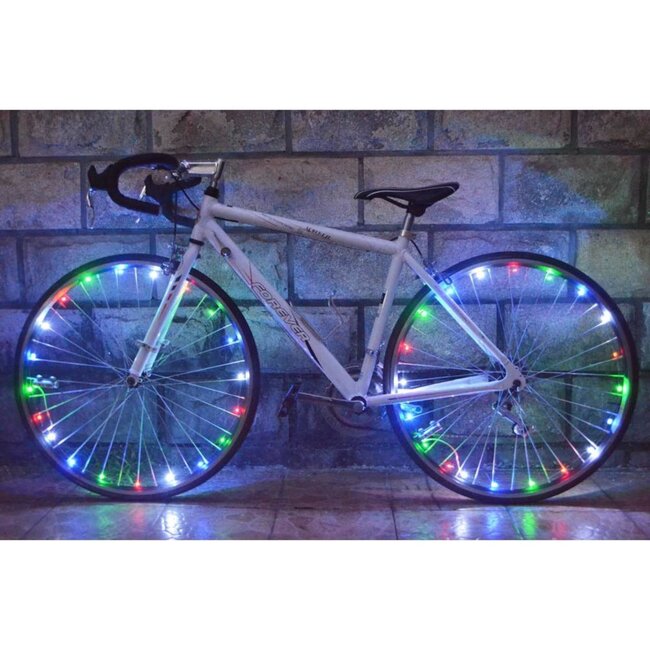 Benson Fietswiel verlichting - 22 LED lampjes - Waterdicht - Inclusief batterijen