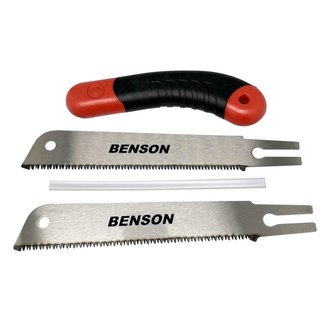 Benson Japanse trekzaag - Fijn en grof zaagblad - 34.5 cm - sK5 staal - Comfortabele handgreep
