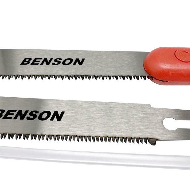 Benson Japanse trekzaag - Fijn en grof zaagblad - 34.5 cm - sK5 staal - Comfortabele handgreep