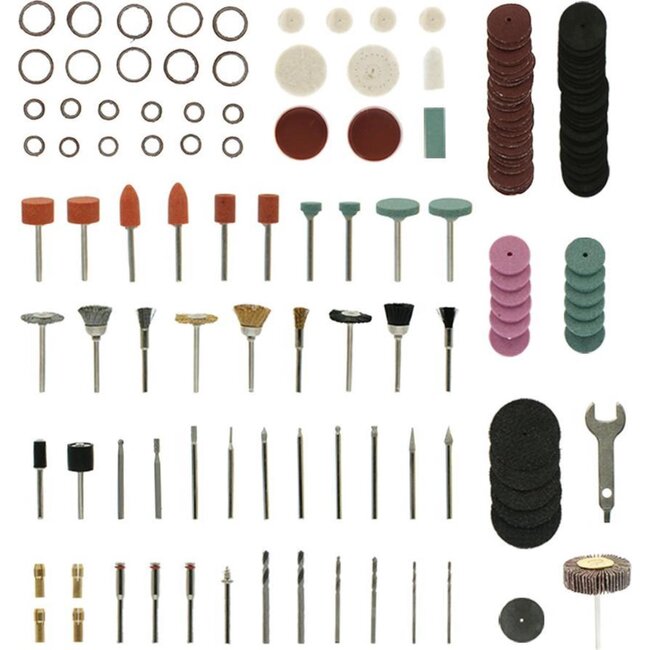 Hofftech Multitool - 164-delig - Inclusief Opbergkoffer - 130 Watt - 8000-30000 RPM