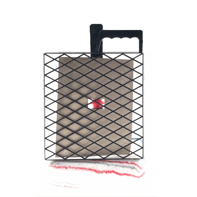 Benson Telescopische vachtroller met verfrooster - 80 cm - ideaal voor plafonds - geschikt voor water- en terpentineverf