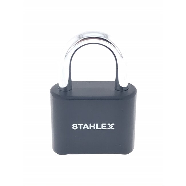Stahlex Cijferslot - 4-cijferig - Staal - Zwart - 50 mm - Grote knoppen