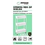Benson Opbergrek op wielen - 3 niveaus - compact - 45 x 21 x 80 cm - wit