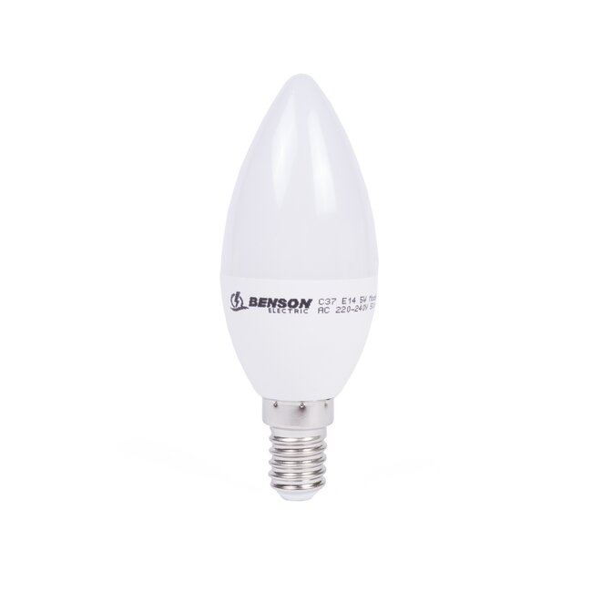 Benson Dimbare LED-kaarslamp - 5W - Warmwit 3000K - E14 - 230V - IP54