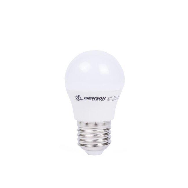 Benson Dimbare LED lamp - bolvormig - warmwit 3000K - 9W - E27 fitting - 230V