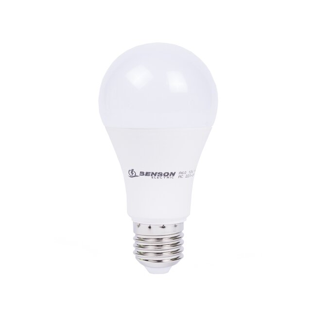 Benson Dimbare LED-lamp - Warmwit 3000K - E27 fitting - 12W - Bol Wit - 230V