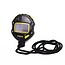 Benson Precisie Stopwatch - Sporttimer - 1/100 sec - Alarm - Klokfunctie - Zwart/Geel