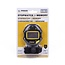 Benson Precisie Stopwatch - Sporttimer - 1/100 sec - Alarm - Klokfunctie - Zwart/Geel