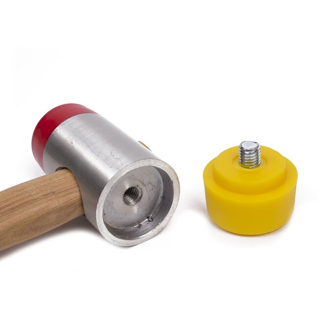 Hofftech Installatiehamer - 8-delig - Verwisselbare koppen - Hickory steel - Robuust en slijtvast