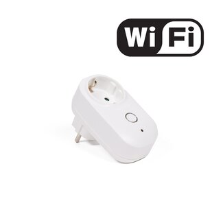Benson Slimme wifi-stopcontact met randaarde - wit - 3500W - compatibel met Google Home Benson Slimme wifi-stopcontact met randaarde - wit - 3500W - compatibel met Google Home