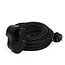 Benson Verlengsnoer - 20 meter - met randaarde - 16A - 230 V - zwart