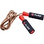 Pure Leren springtouw - 275 cm - foam grip - kogellagers - verstelbaar