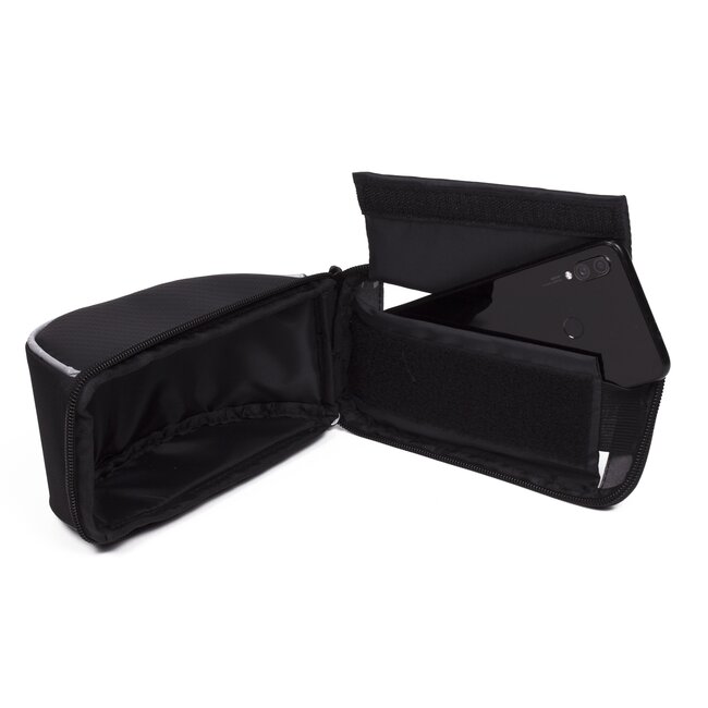 Benson Telefoonhouder voor fiets - opbergvak - waterbestendig - zwart