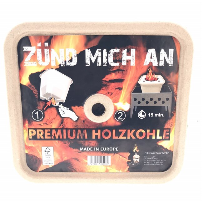 Benson BBQ Starter 3 in 1 - Inclusief Houtskool - Milieuvriendelijk - 1 kg