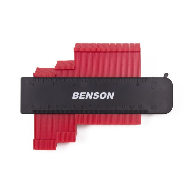 Benson Profielmeter - Vergrendelbaar - Magnetisch - 125 mm - Kunststof