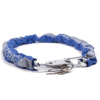 GAD Kettingslot - gehard staal - SuperSafe cilinder - 110 cm - blauw