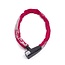 GAD Sterk kettingslot - gehard staal - SuperSafe cilinder - 110 cm - rood