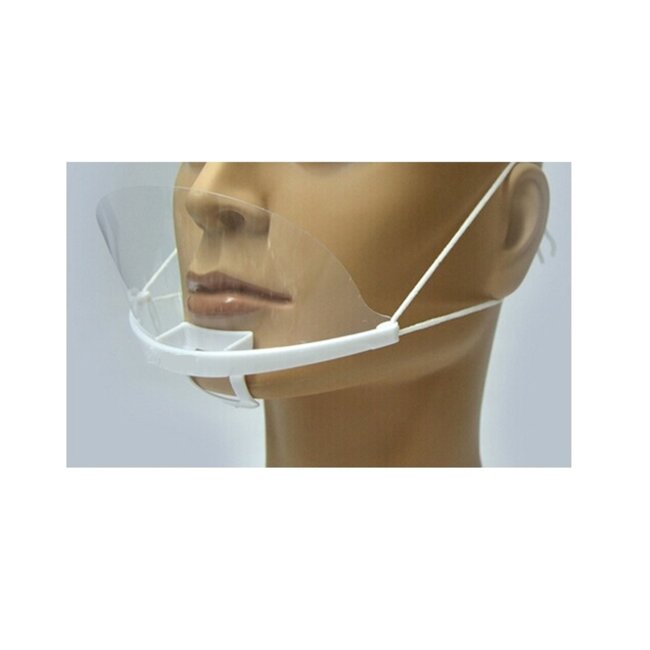 Benson Transparant mondkapje - kinsteun - comfortabele pasvorm - helder zicht