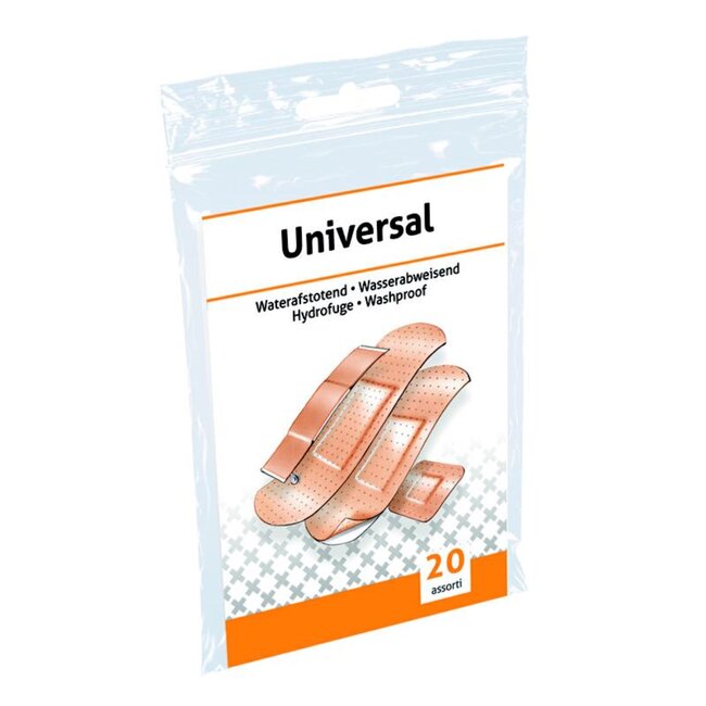 Benson Watervaste pleisters - Hygiënisch - 20 stuks - Diverse maten