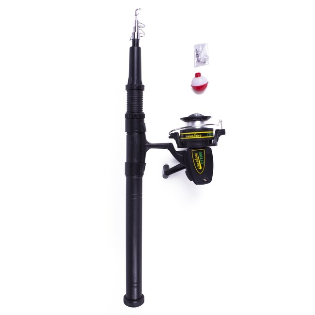 Benson Telescopische hengel set - 165 cm - compleet met molen, lijn en accessoires