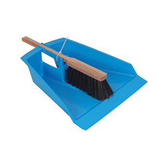 Talen Tools Blauw Bladerenblik met Stoffer - Ideaal voor Grote Volumes