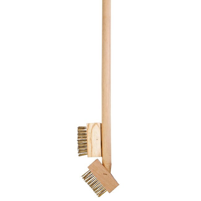 Talen Tools Onkruidborstel met Essenhouten Steel - 140 cm met Reserveborstel