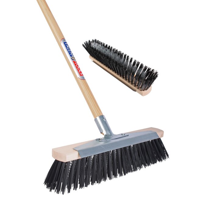 Talen Tools Sneeuw/IJsbezem met Metalen Ijskrabber - 140 cm Steel