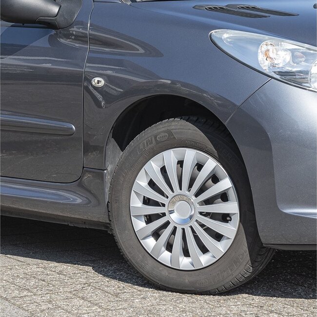 ProPlus Wieldoppen Set - Ø 15 inch - Meridian - Zilvergrijs - 4 stuks