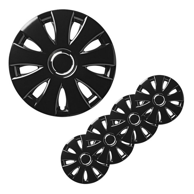 ProPlus Wieldoppen Set - Ø 13 inch - Aura - Zwart - 4 stuks