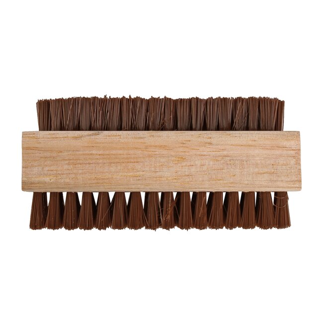 Talen Tools Nagelborstel - Tweezijdig - 9.5 x 3.5 x 4.5 cm - Hout