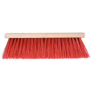 Talen Tools Bezem Kunststof Haren - 35 cm - Rood - Exclusief Steel