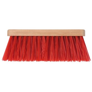 Talen Tools Bezem Kunststof Haren 28 cm Rood - Ideaal voor Buiten