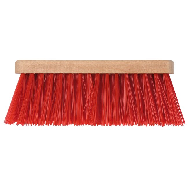 Talen Tools Bezem Kunststof Haren - 28 cm - Rood - Exclusief Steel