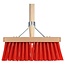 Talen Tools Bezem Kunststof Haren - 28 cm - Rood - Inclusief Steel