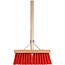 Talen Tools Bezem Kunststof Haren - 28 cm - Rood - Inclusief Steel