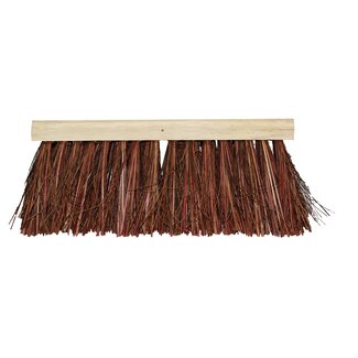 Talen Tools Stadsbezem Natuurvezel 37 cm - Ideaal voor Ruwe Oppervlakten