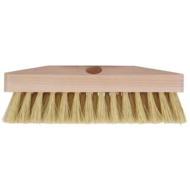 Talen Tools Luiwagen Fiber 22 cm met Natuurvezel Haren - Ideaal voor Heet Water Schoonmaken