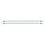 ProPlus Bagagespin set - Ø 8 mm - 80 cm - 2 stuks - blauw/wit
