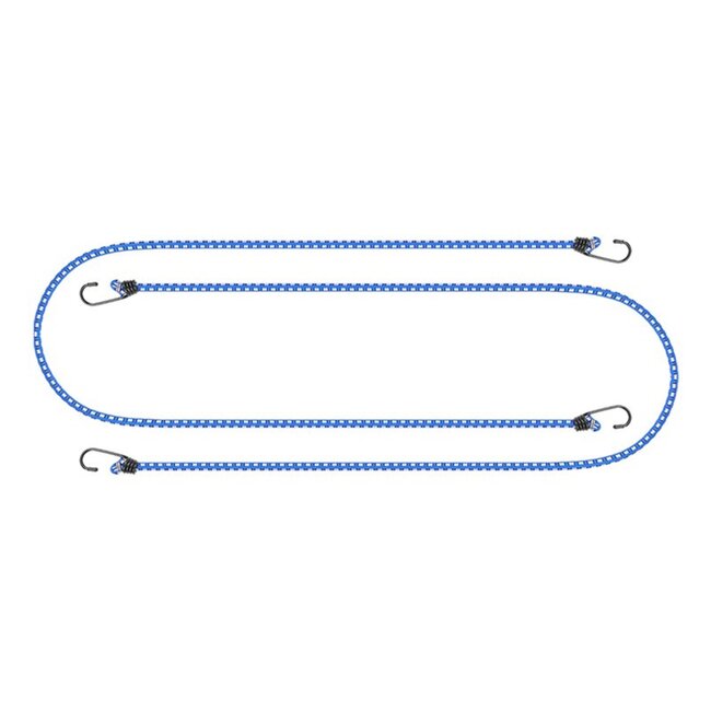 ProPlus Bagagespin set - 150 cm - Ø 10 mm - 2 stuks - blauw/wit