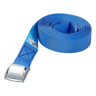 ProPlus Spanband met snelsluiting - polyester - 25 mm x 5 meter - blauw