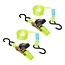 ProPlus Spanband met ratel - 5 meter - 25 mm breed - set van 2 - groen