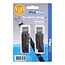 ProPlus Bindriemen met metalen gesp - 18 mm x 100 cm - zwart - set van 2 stuks