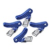Pro Plus Fietsriempjes met Metalen Gesp t.b.v. Fietsdrager - Blauw - 4 stuks Pro Plus Fietsriempjes met Metalen Gesp t.b.v. Fietsdrager - Blauw - 4 stuks
